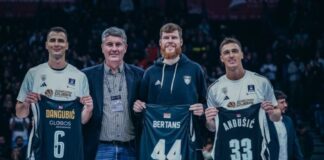 Davis Bertans; Danilo Anđušić; Nemanja Dangubić