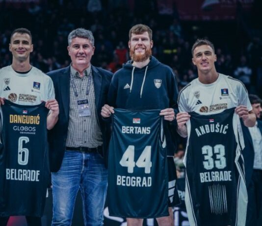 Davis Bertans; Danilo Anđušić; Nemanja Dangubić