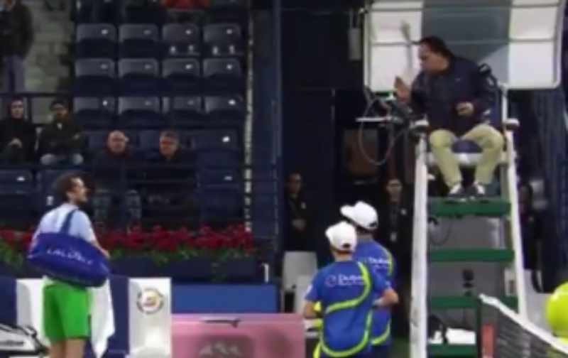 Danil Medvedev, Dubai: Sudija