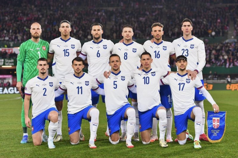 Austrija-Srbija; Fudbaleri Srbije