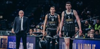 Obradović, Lakić, Krka-Partizan